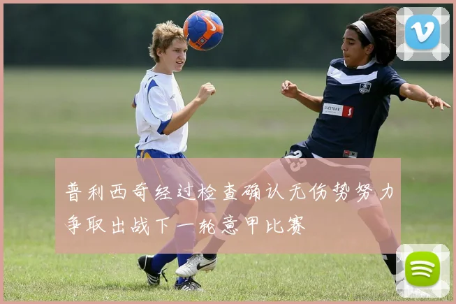 普利西奇经过检查确认无伤势努力争取出战下一轮意甲比赛